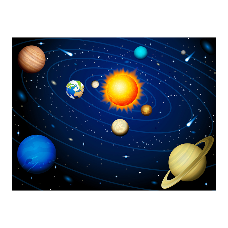 Fototapet Arkiio Solsystemet