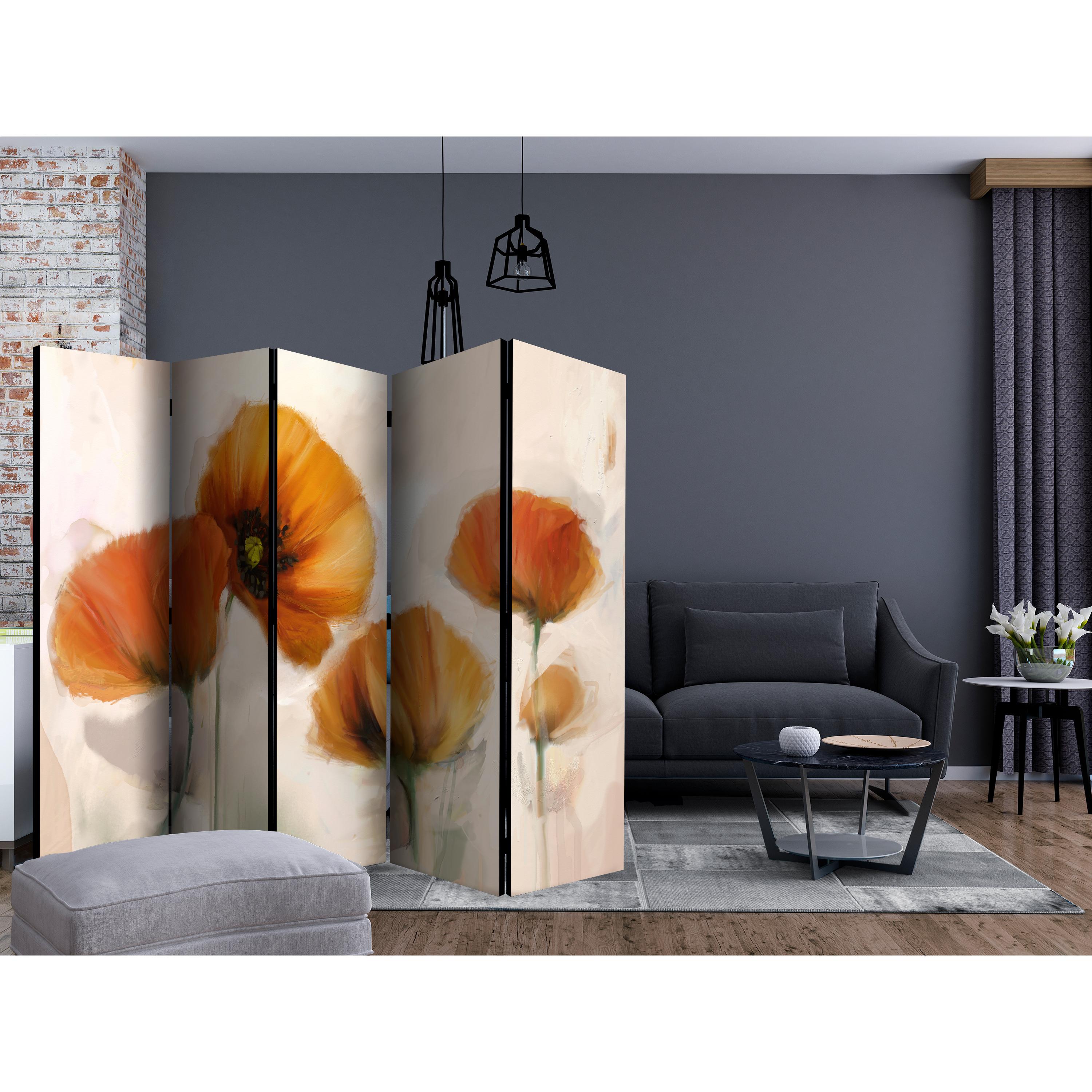 Rumsavdelare Arkiio Poppies Vintage II 225x172 cm