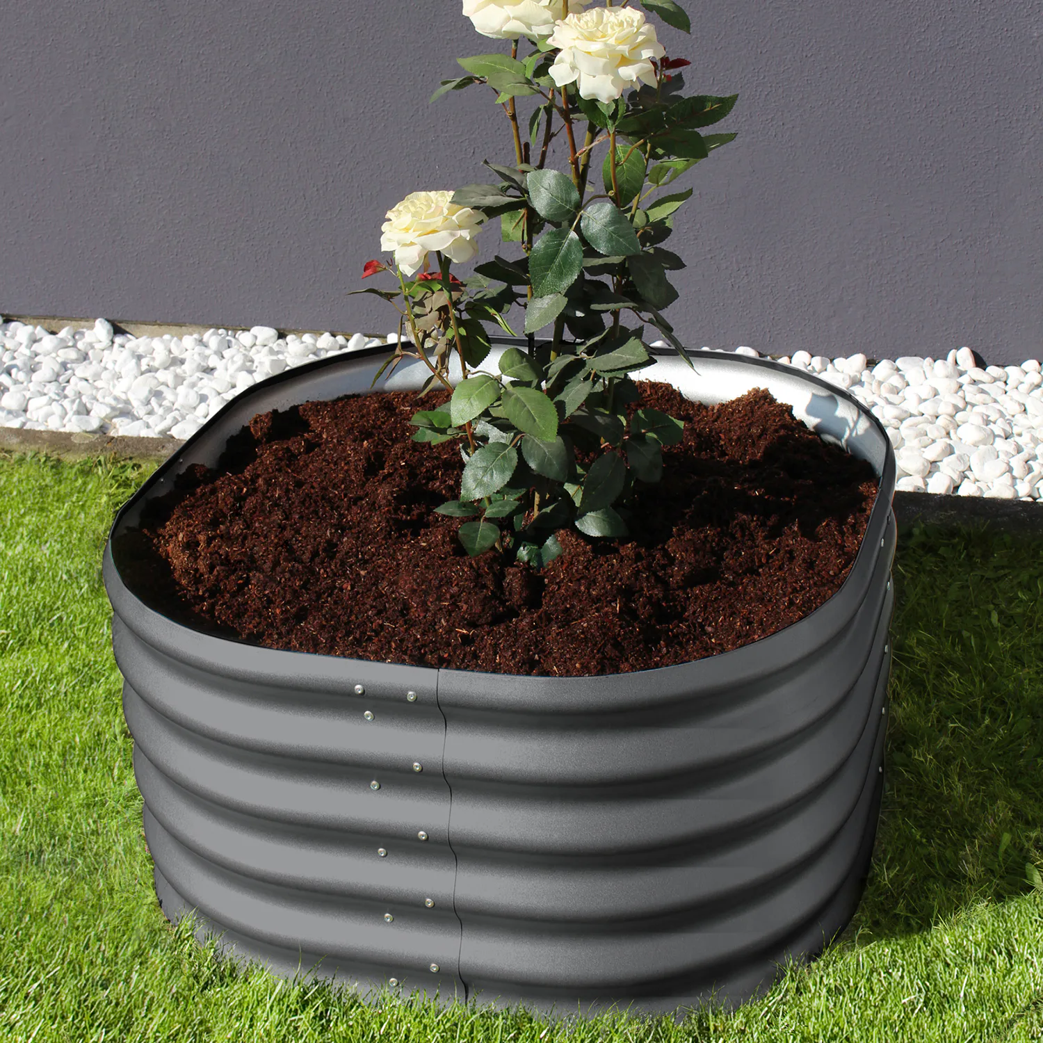 Odlingskant Vitavia Rondo 401 Antracit