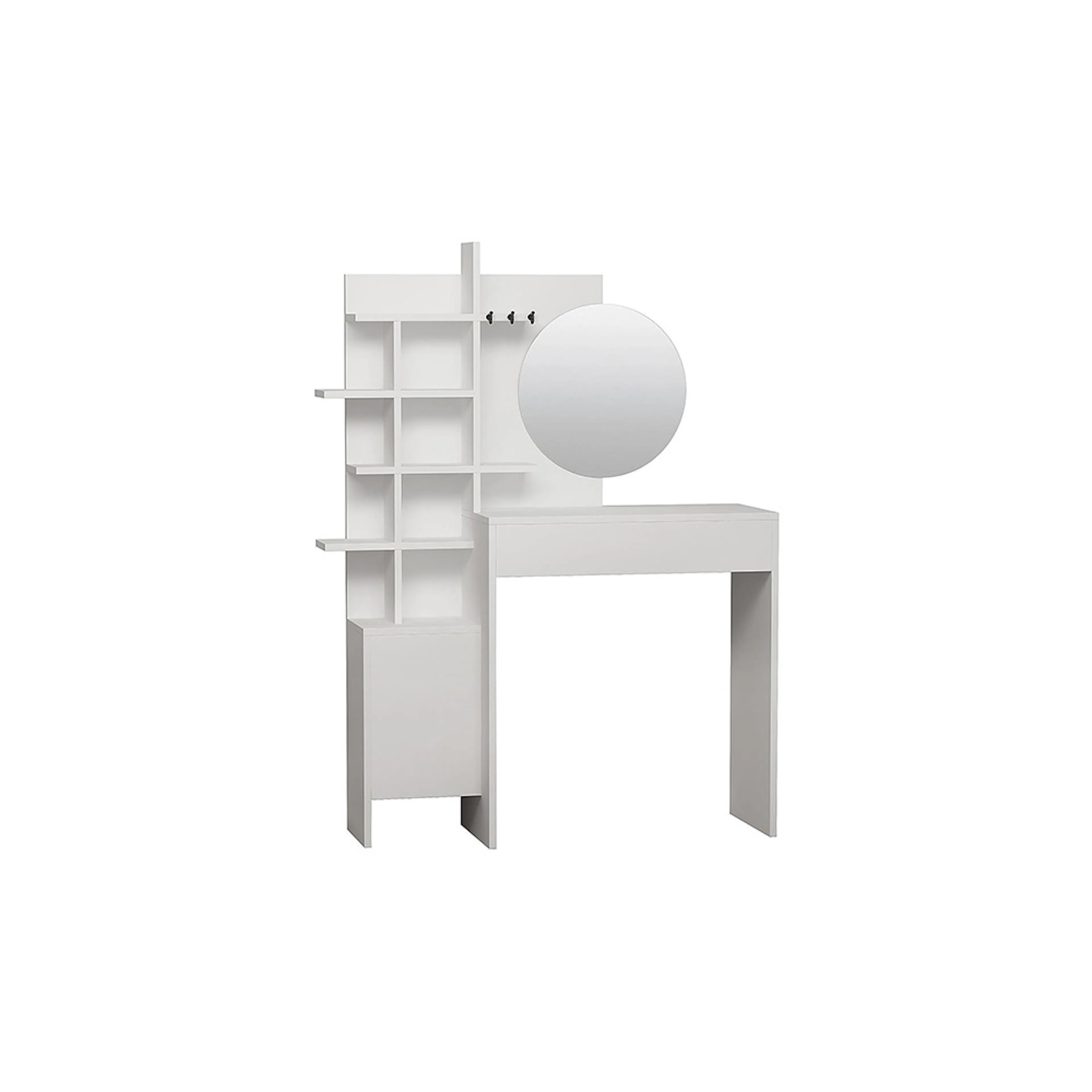 Sminkbord In Living Decortie med Förvaring och Spegel