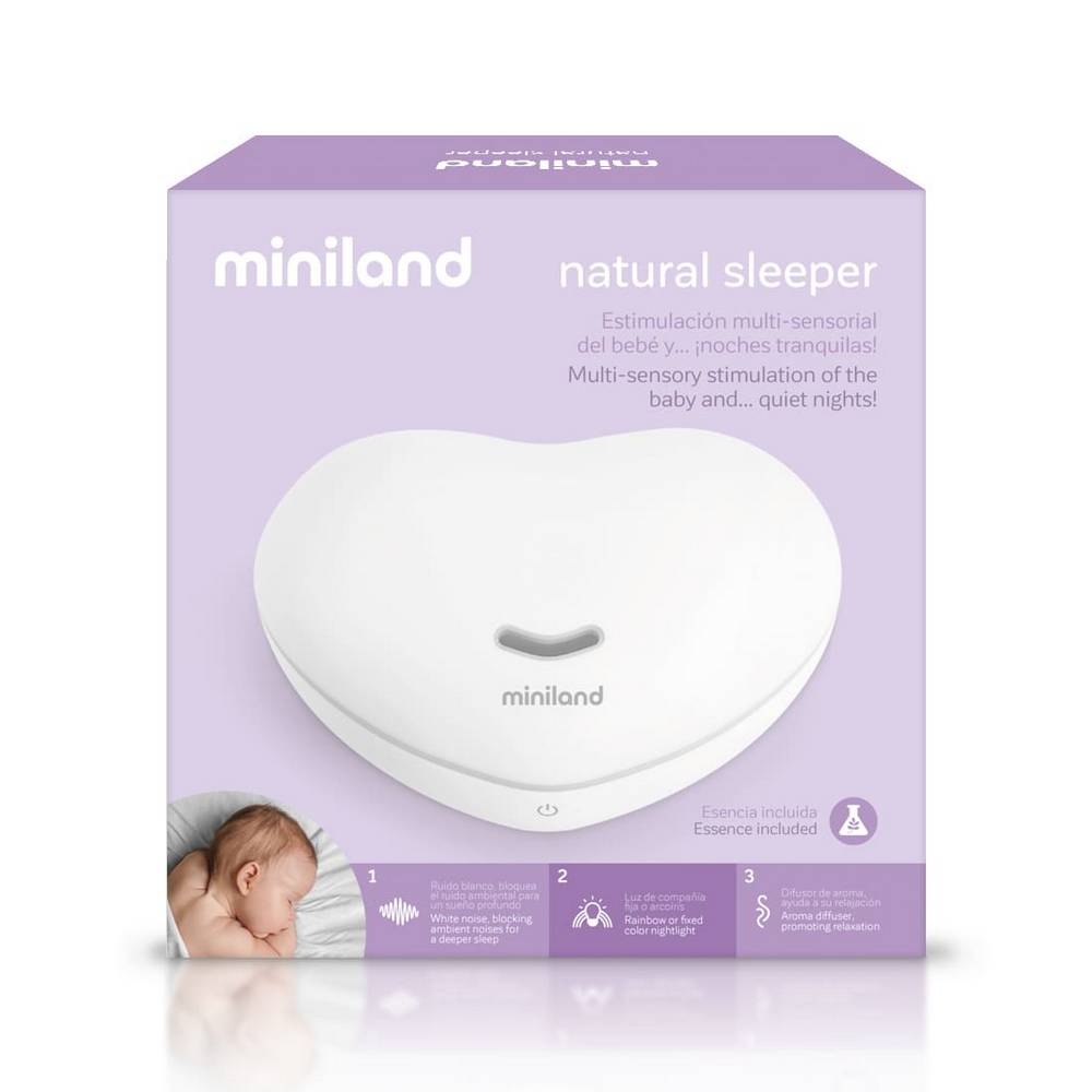Luftfuktare Miniland Natural Sleeper Med Nattlampa