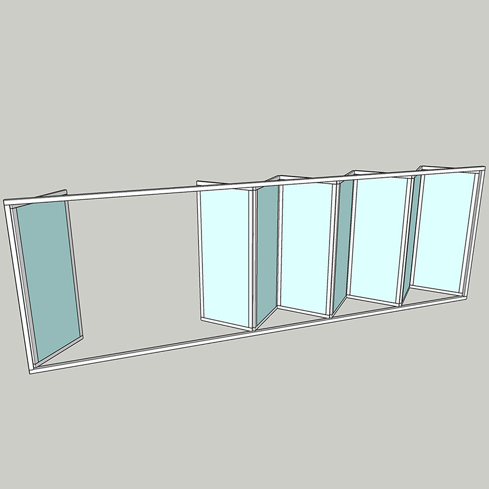 Vikparti Allvy Sunroom s75 3-Glas 8-Delad