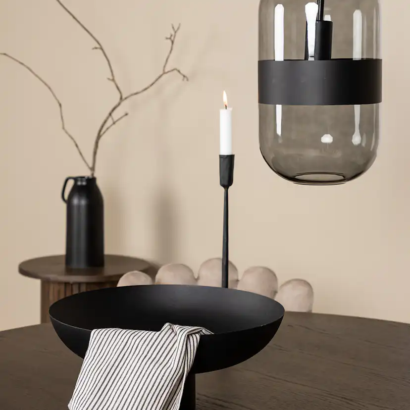 Matgrupp furniture/fashion Stone Ø120 cm med 4 Limhamn Light Stolar