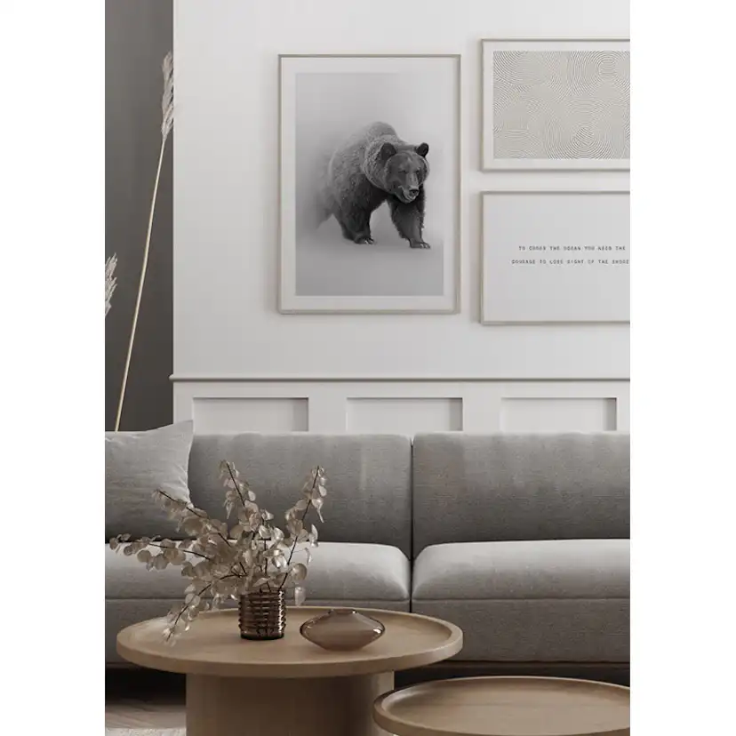 Poster Gallerix Faded Bear