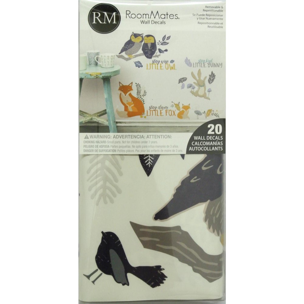 Väggdekor RoomMates Patine Vie Animals