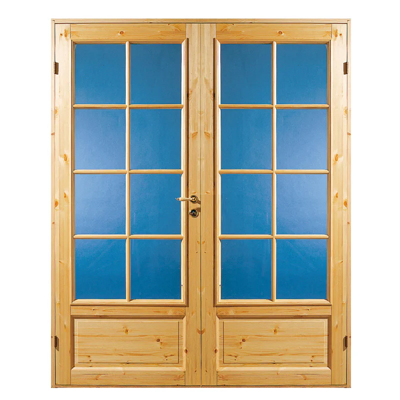 Parinnerdörr Massiv 3 Obh Furu Klarglas SP8 B:153 cmH:200 cm Bredd 153 cm, Höjd 200 cm