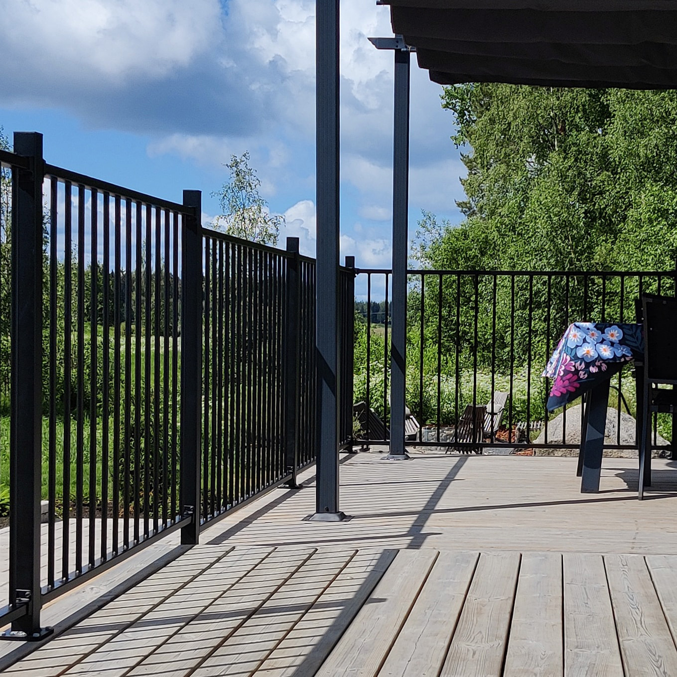 Staket Green Land Garden Aluminium Svart