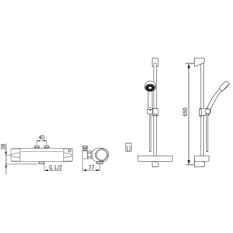 Duschset Oras Nova 40cc