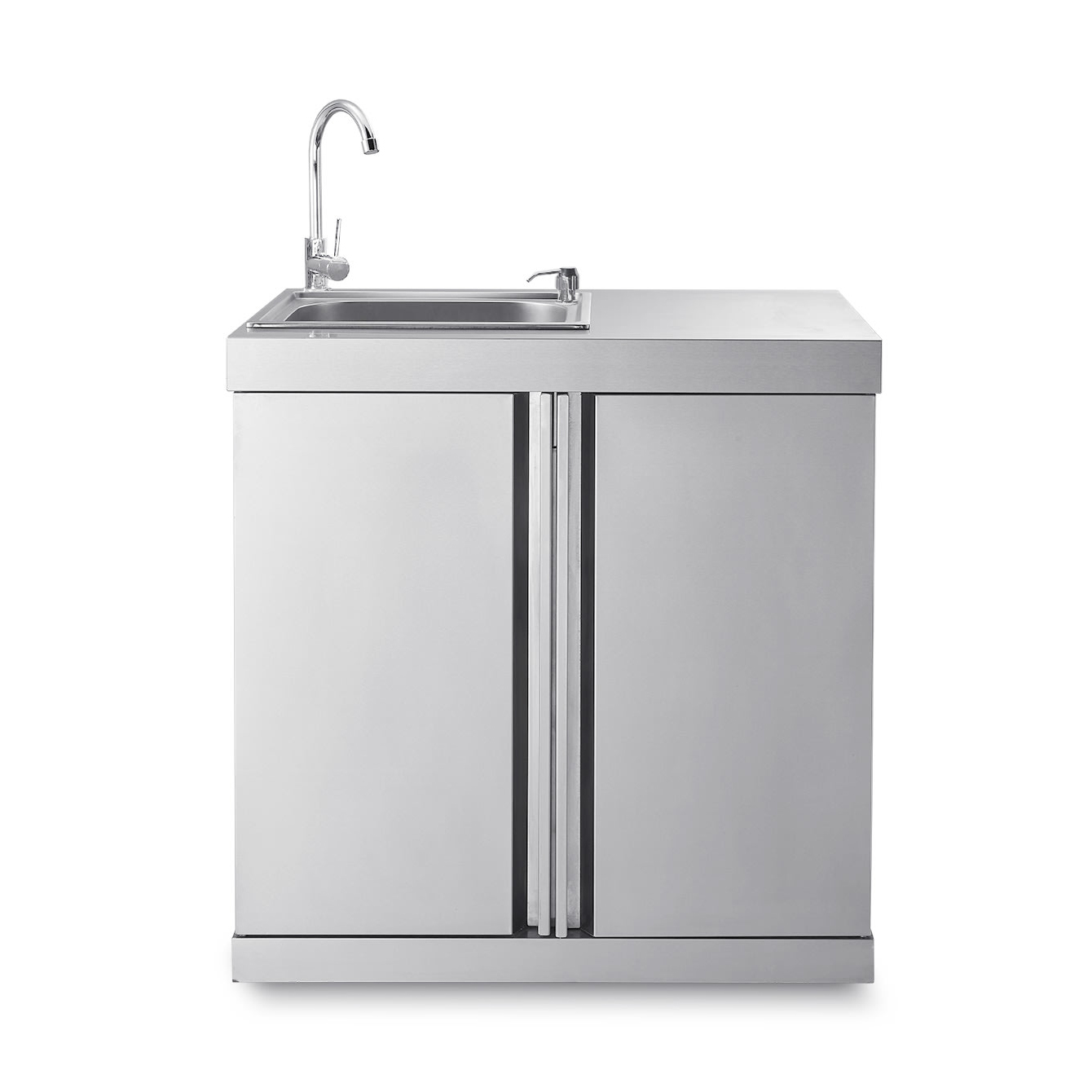 Diskbänk Myoutdoorkitchen Classic Line Stainless 304SS Med Förvaringsskåp