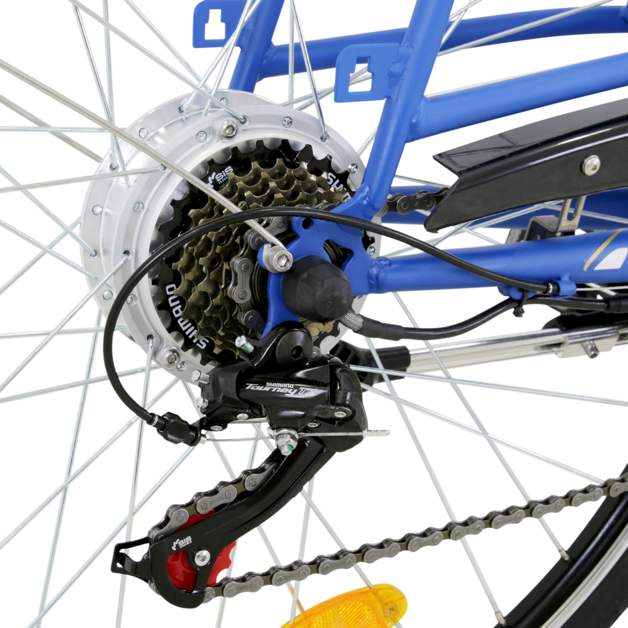 Elcykel Lyfco Dam 28" med Cykeldator Blå