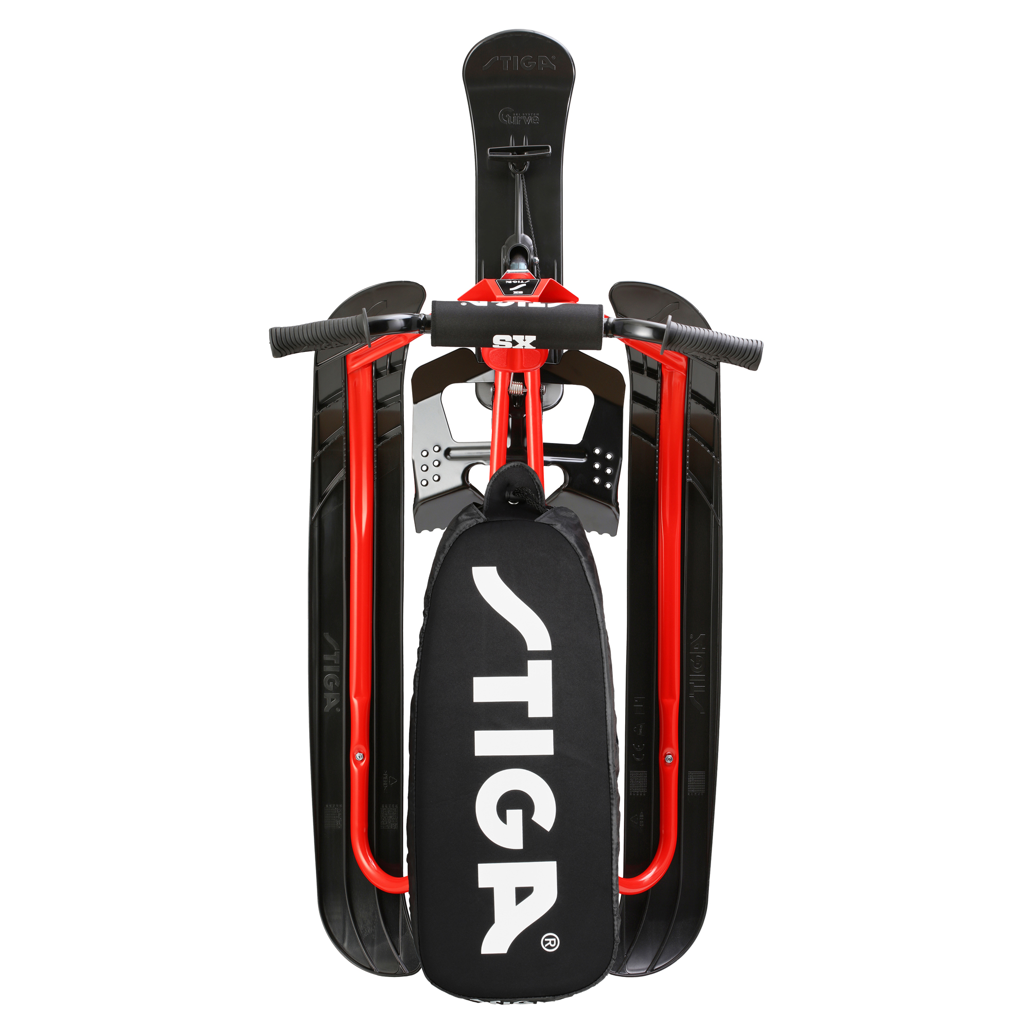 Snowracer STIGA Sports Curve SX Incl Seat Cover Red/Black