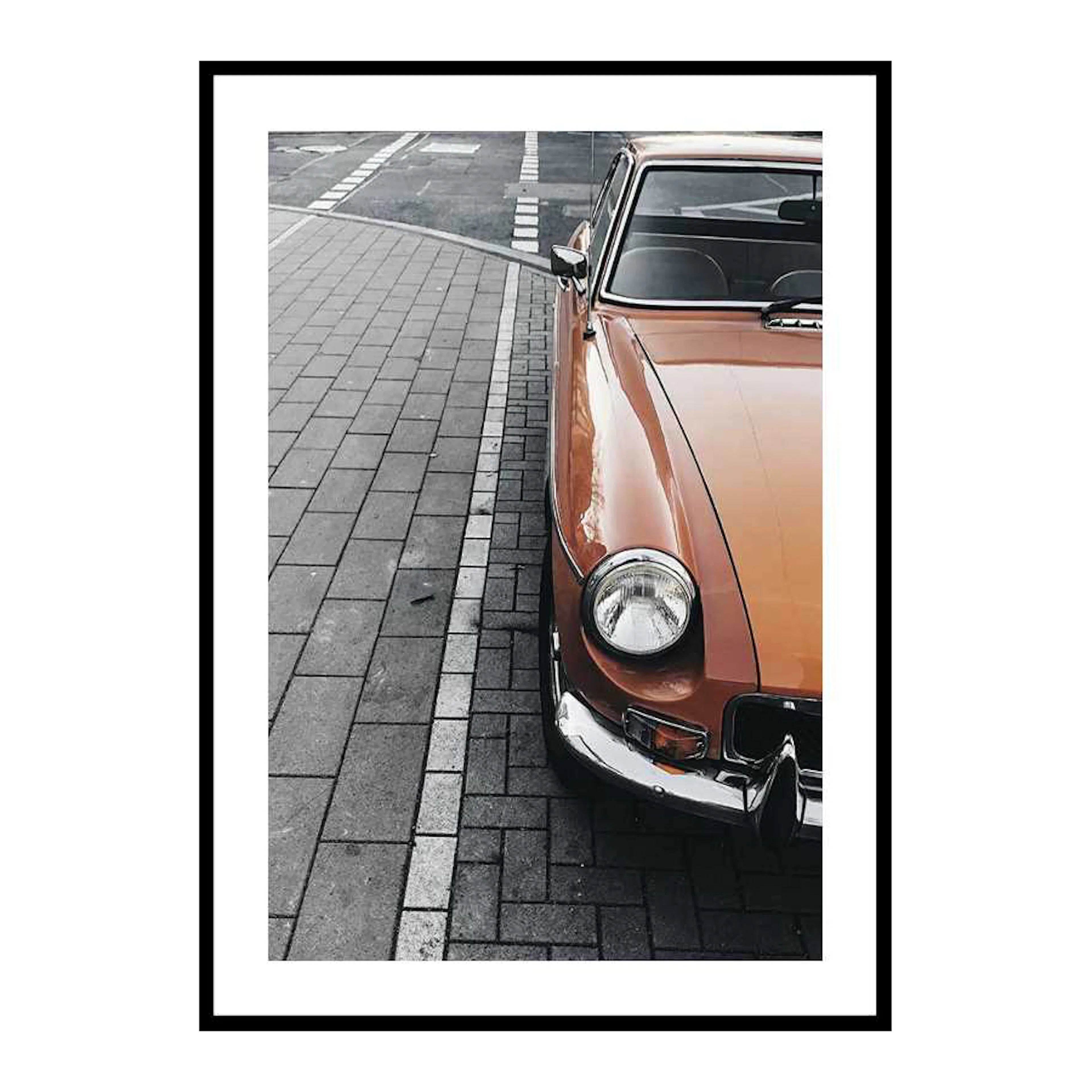 Poster Gallerix Classic Car On Street
