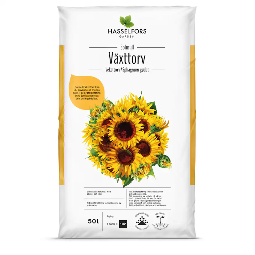Solmull Hasselfors Garden Växttorv 48x50 L