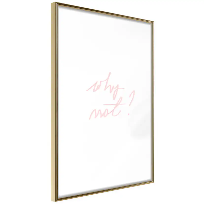 Poster Artgeist Affisch Why Not?