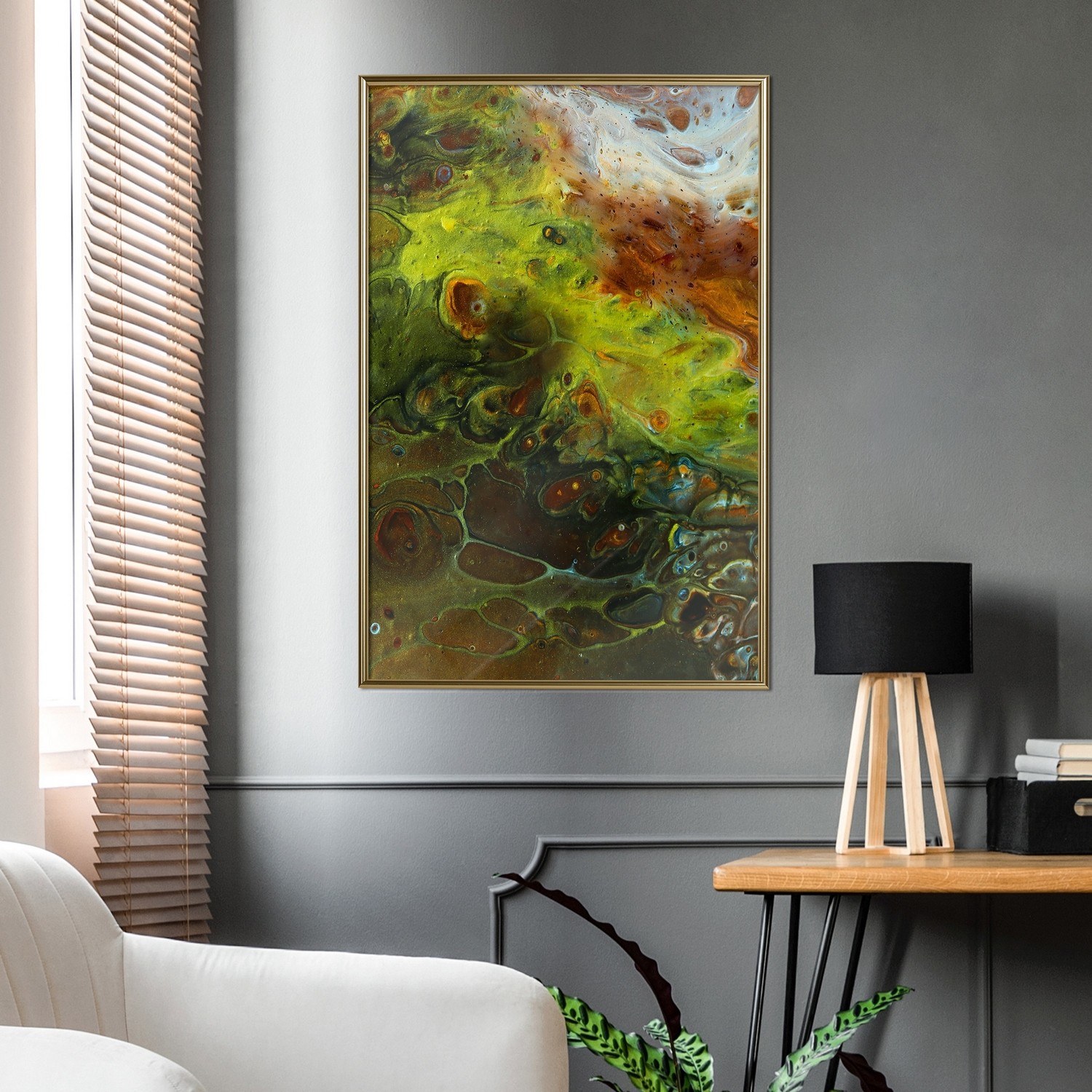 Poster Artgeist Affisch Green Elements