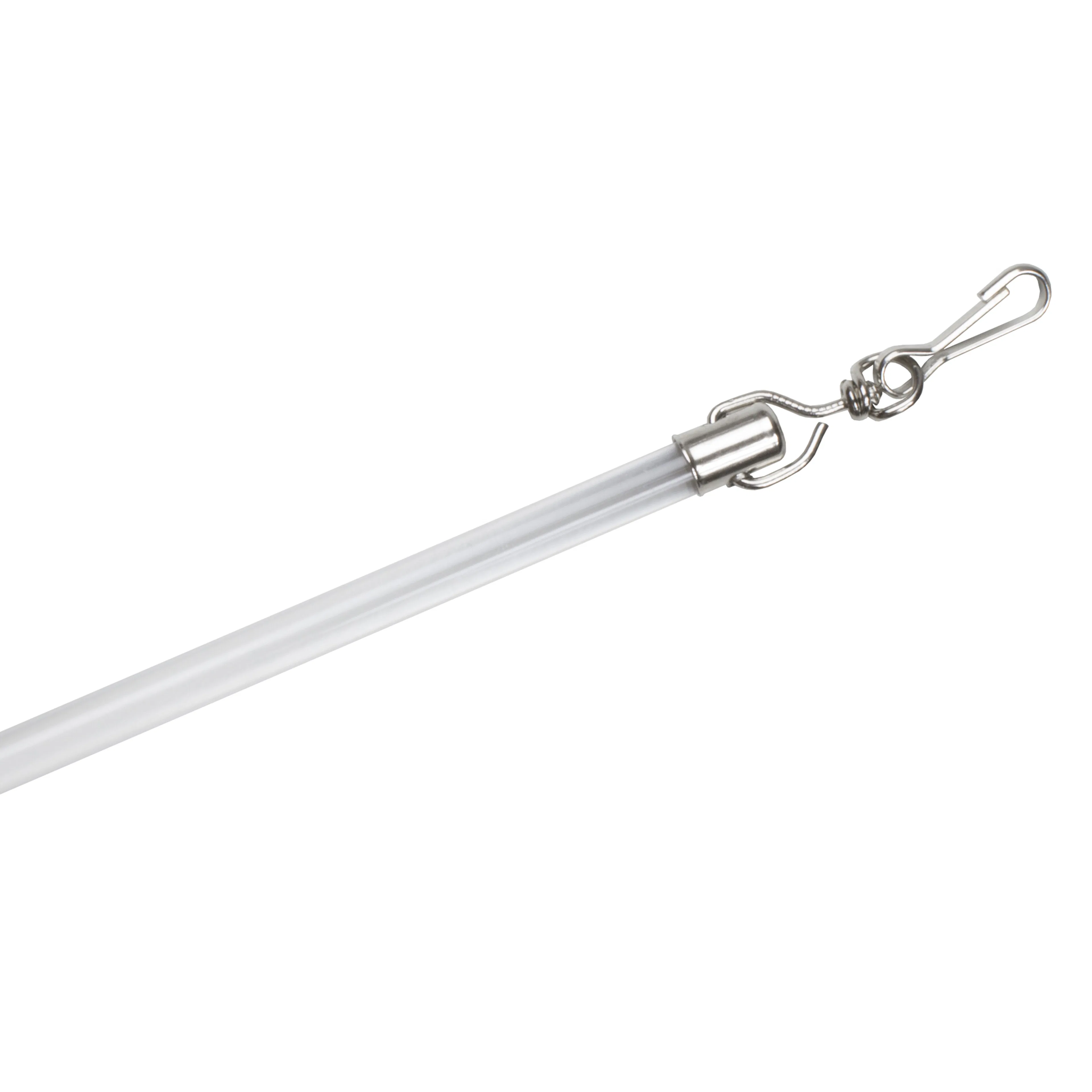 Gardintillbehör Kirsch Dragstav Transparent för Gardinstång och Gardinskena