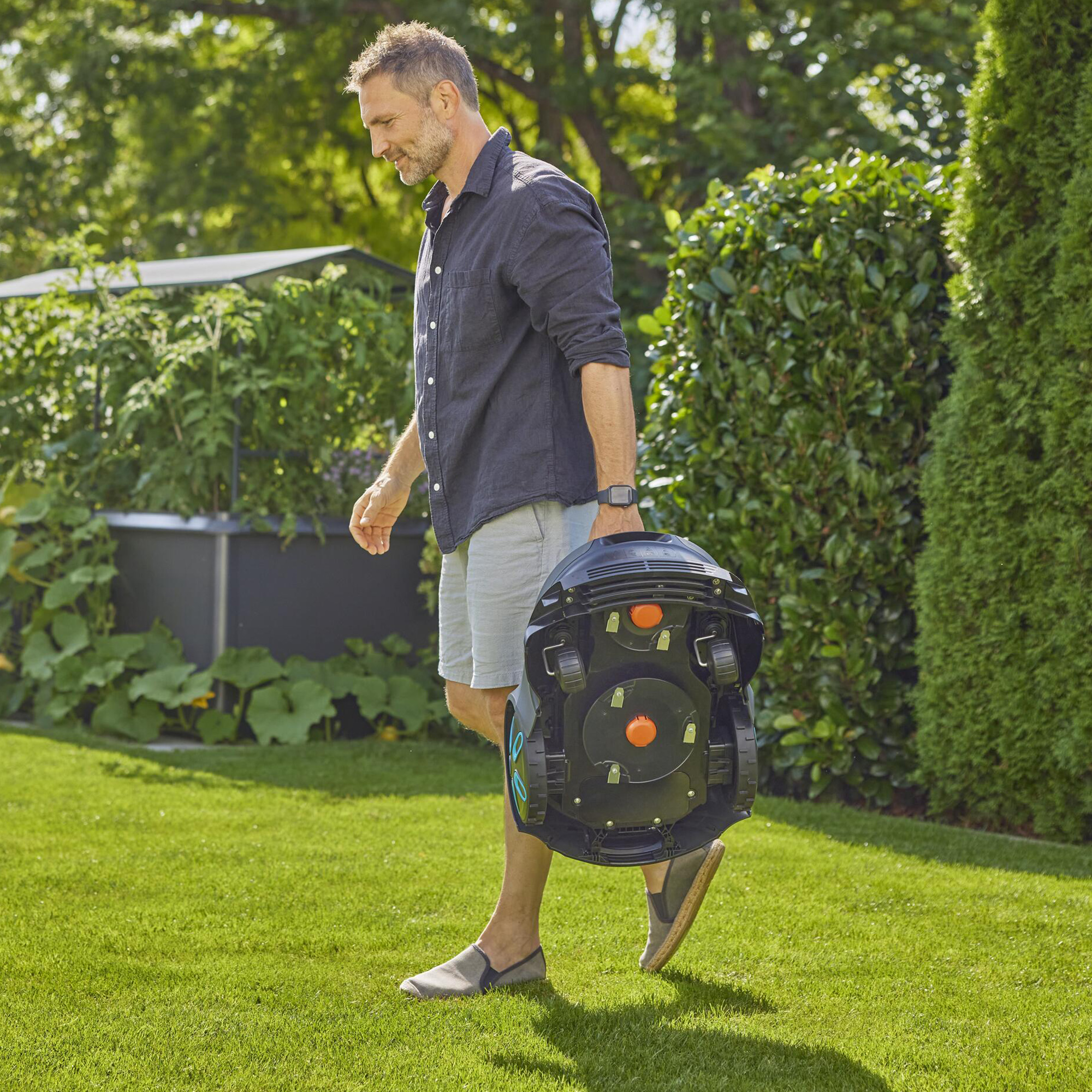Robotgräsklippare Gardena Smart Sileno Free 800 Utan Slinga