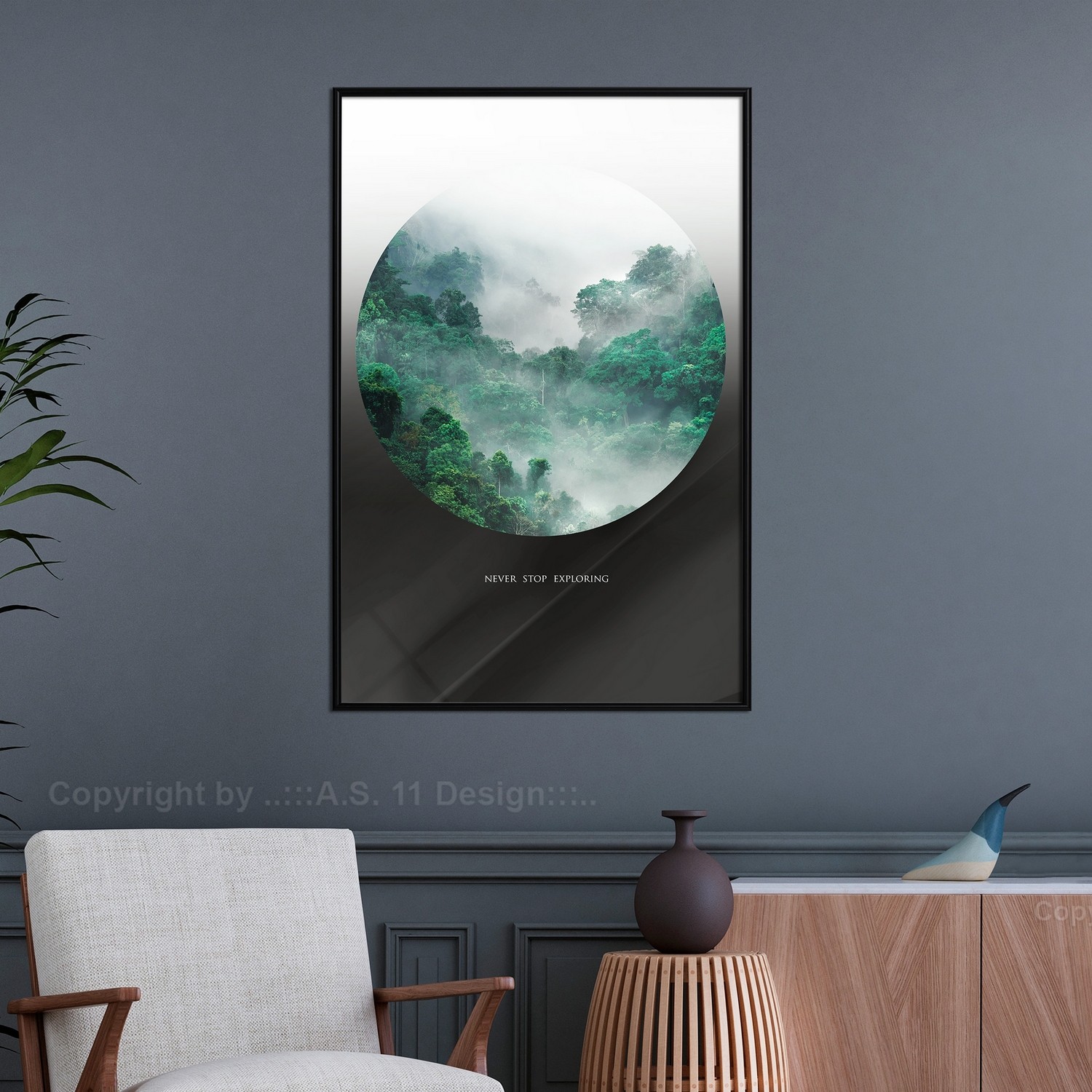 Poster Artgeist Affisch Never Stop Exploring