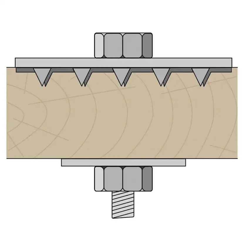 Förstärkningsbricka FAST SPS 75x16,4x1,25 mm EN