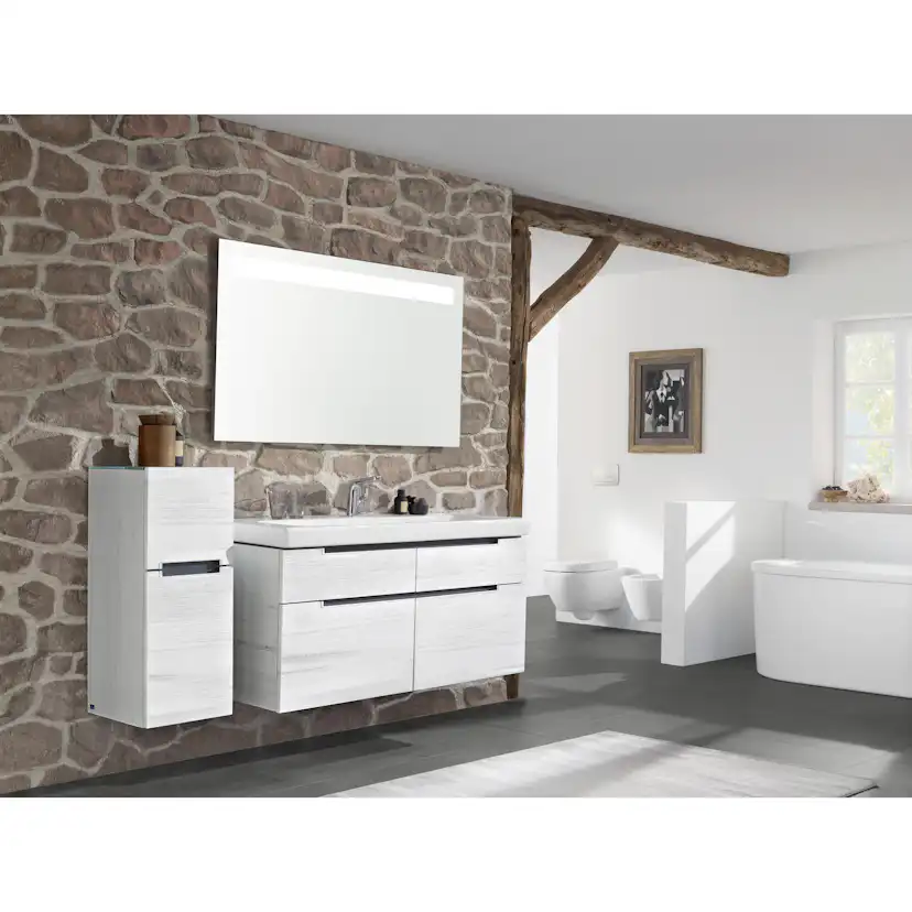 Tvättställsskåp Villeroy & Boch Subway 2.0 med 4 Lådor för Skåpstvättställ