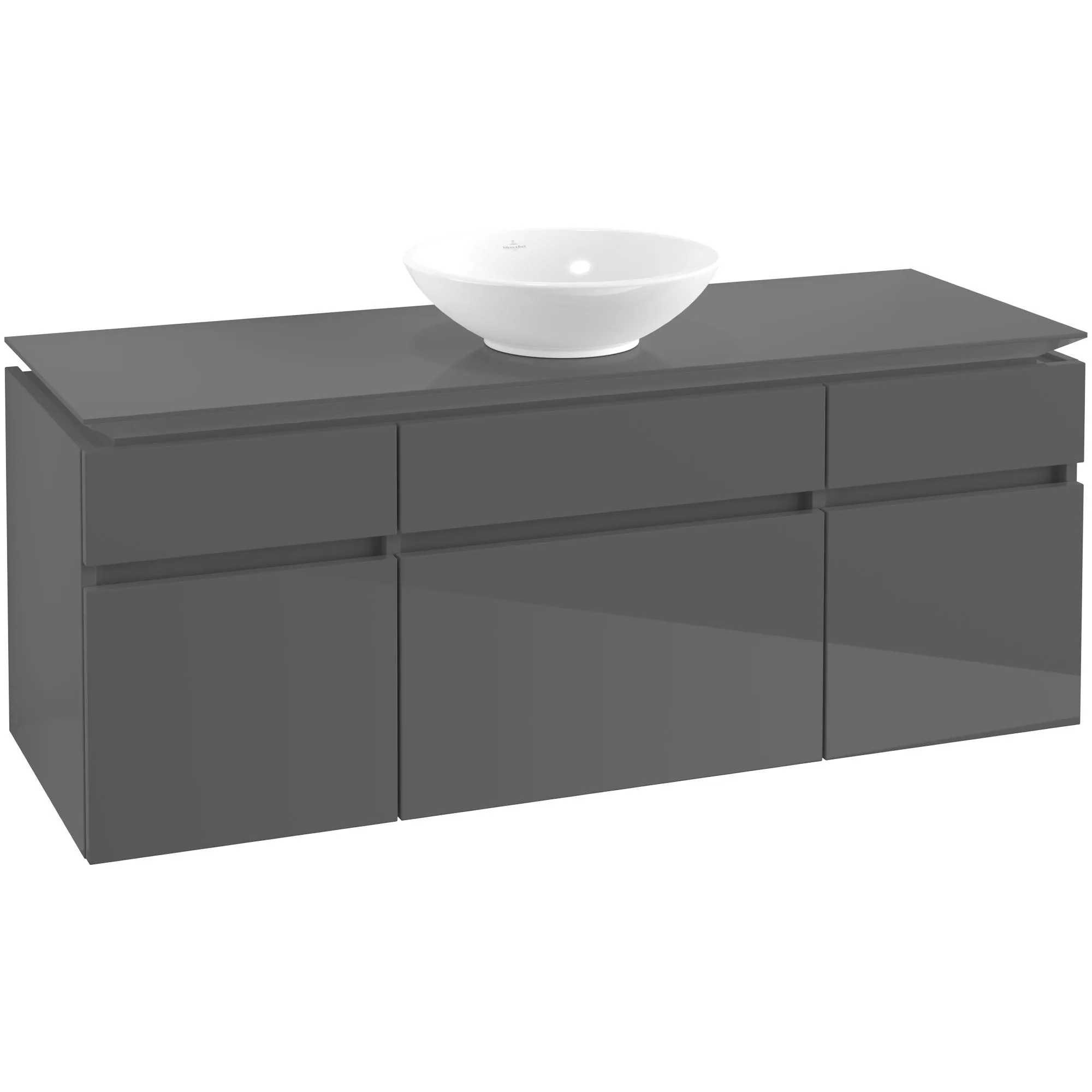 Tvättställsskåp Villeroy & Boch Legato med 5 Lådor för Ytmonterat Tvättställ från Övriga V&B Serier