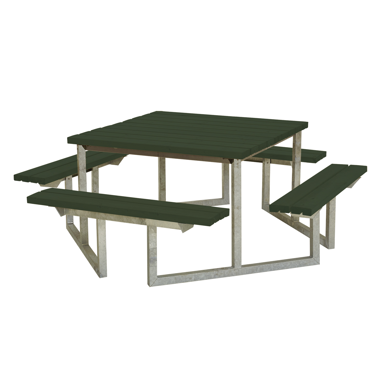 Picknickbord PLUS Twist 204 cm Grön Utomhus
