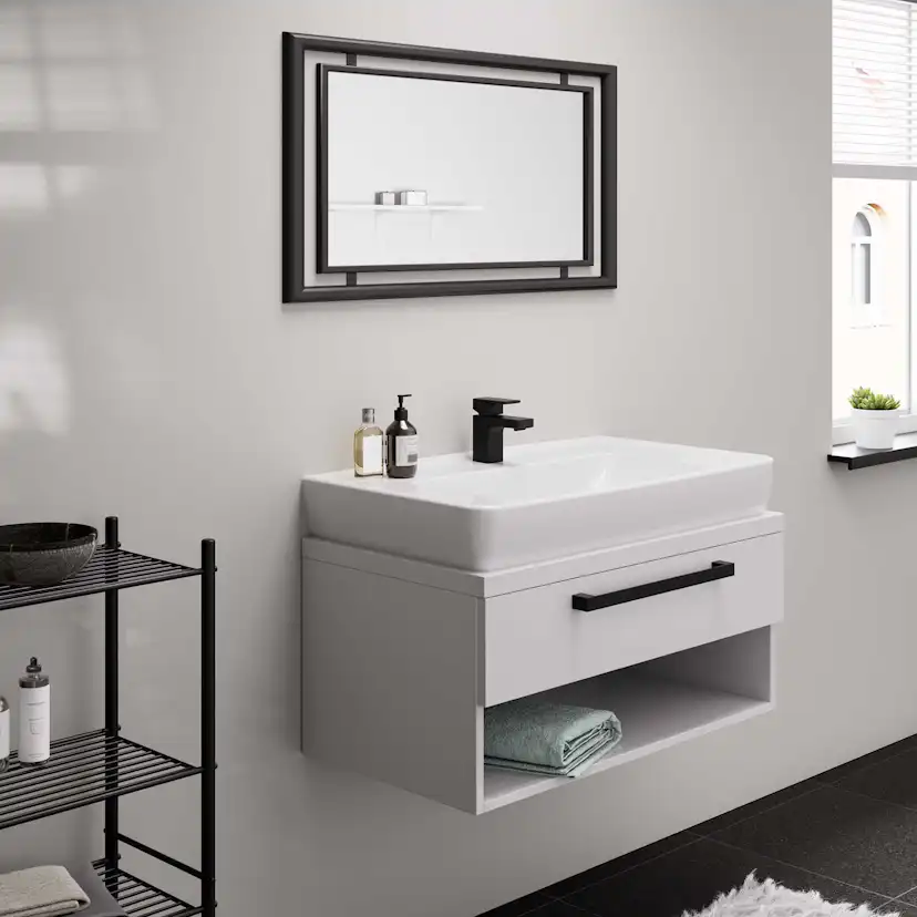 Tvättställsblandare Hansgrohe Vernis Shape 70 med Lyftventil