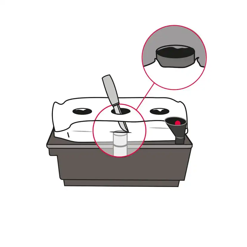 Vattenbassäng Biolan till Växtsäck