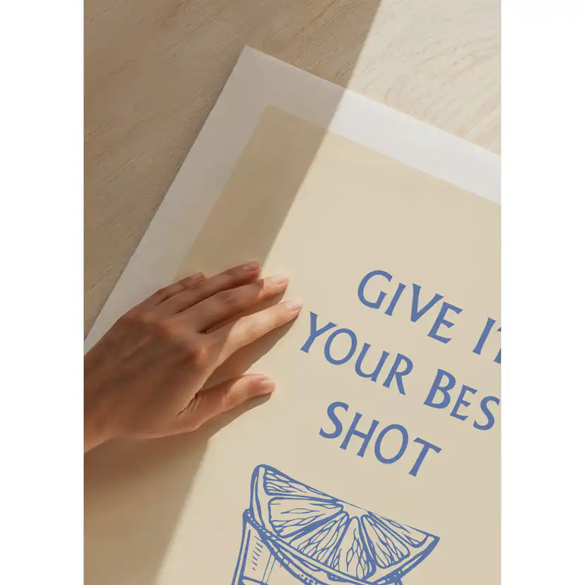 Poster Gallerix Give It Your Best Shot