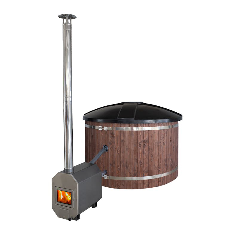 BADTUNNA PW-SPA CLASSIC, NÖTBRUN/GRANIT 30KW Nötbrun, Granit