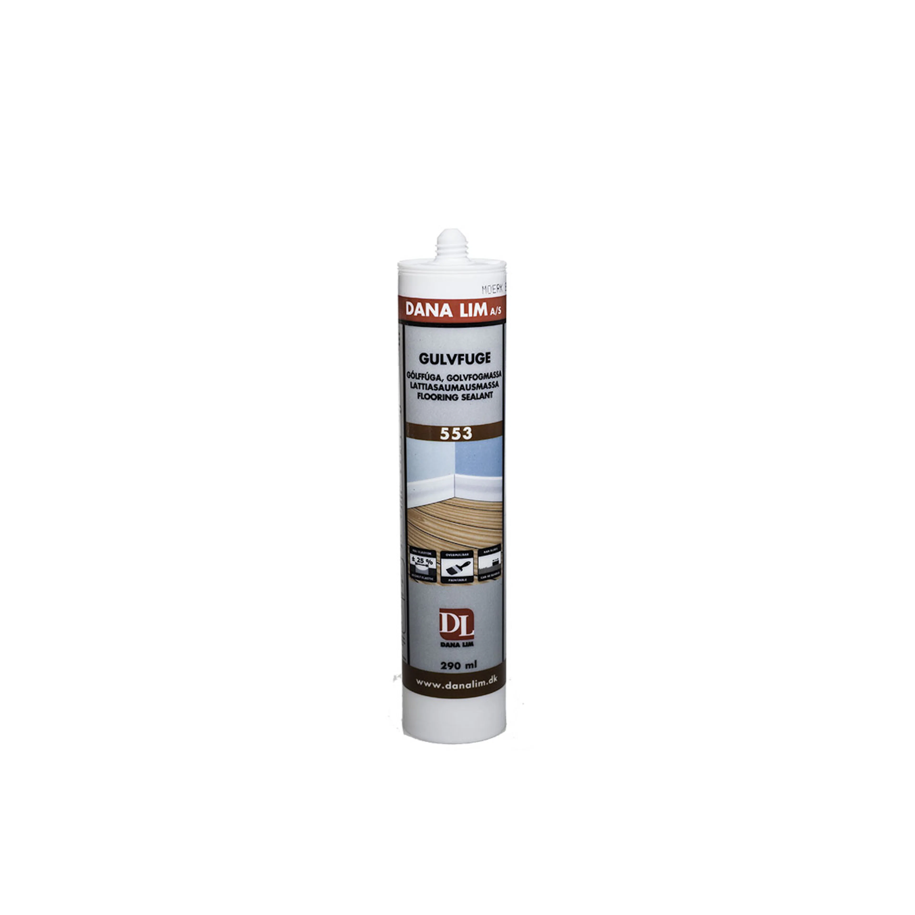 Fogmassa Danalim Dana 553 Ekfärgad 290 ml MS-hybrid polymer