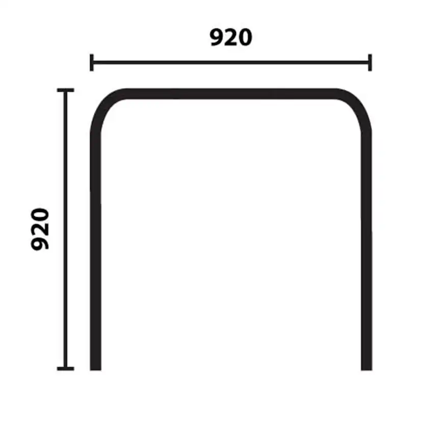 Duschsarg Leif Arvidsson 92x92x92 cm