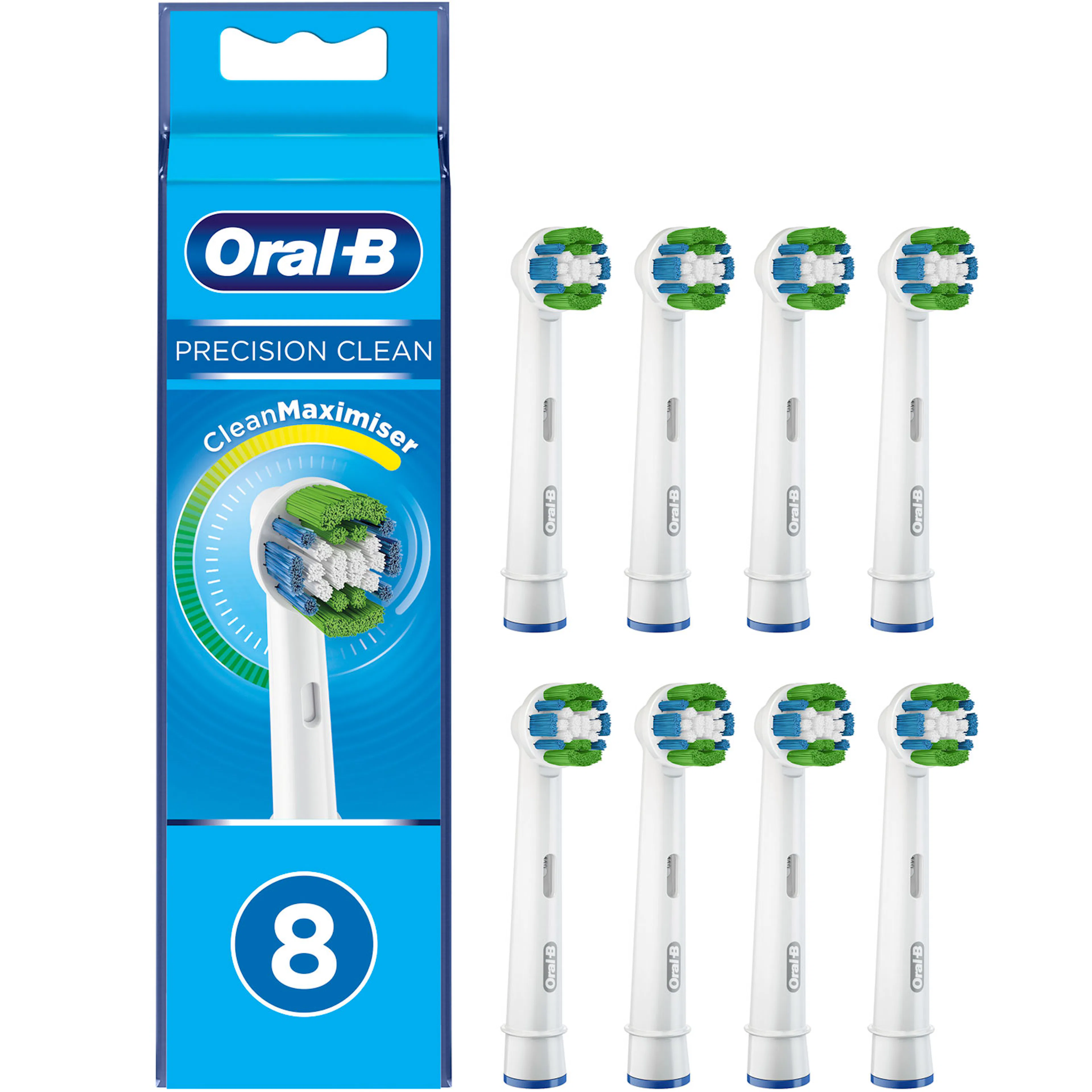 Borsthuvud Oral B Precision Clean XXL 8 st