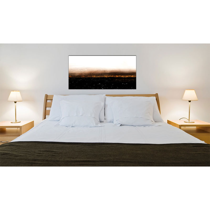 Handmålad Tavla Arkiio  Black Soil 120x60