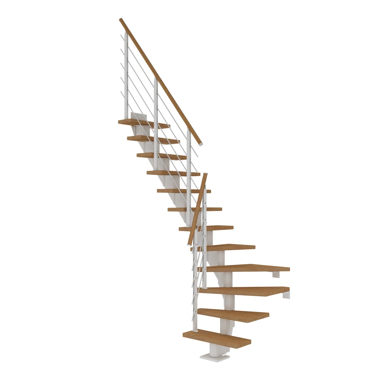 FRANKFURT ek oljad 1/4 hvid DESIGN 12T 65W Vit, LxB: 2050x690 mm