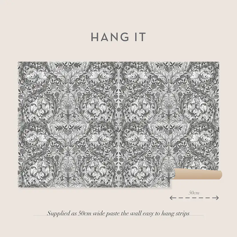 Fototapet William Morris At Home African Marigold Grey