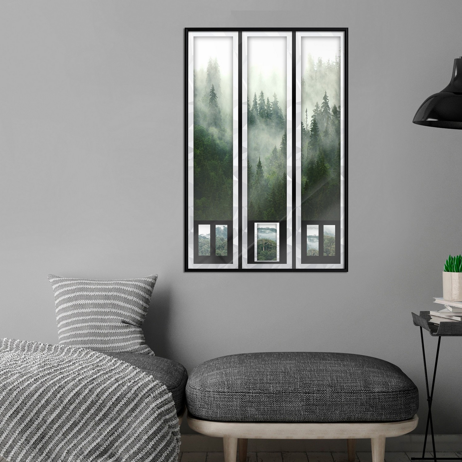 Affisch - Memories Cards [Poster] 20x30 Svart ram, 20x30 cm