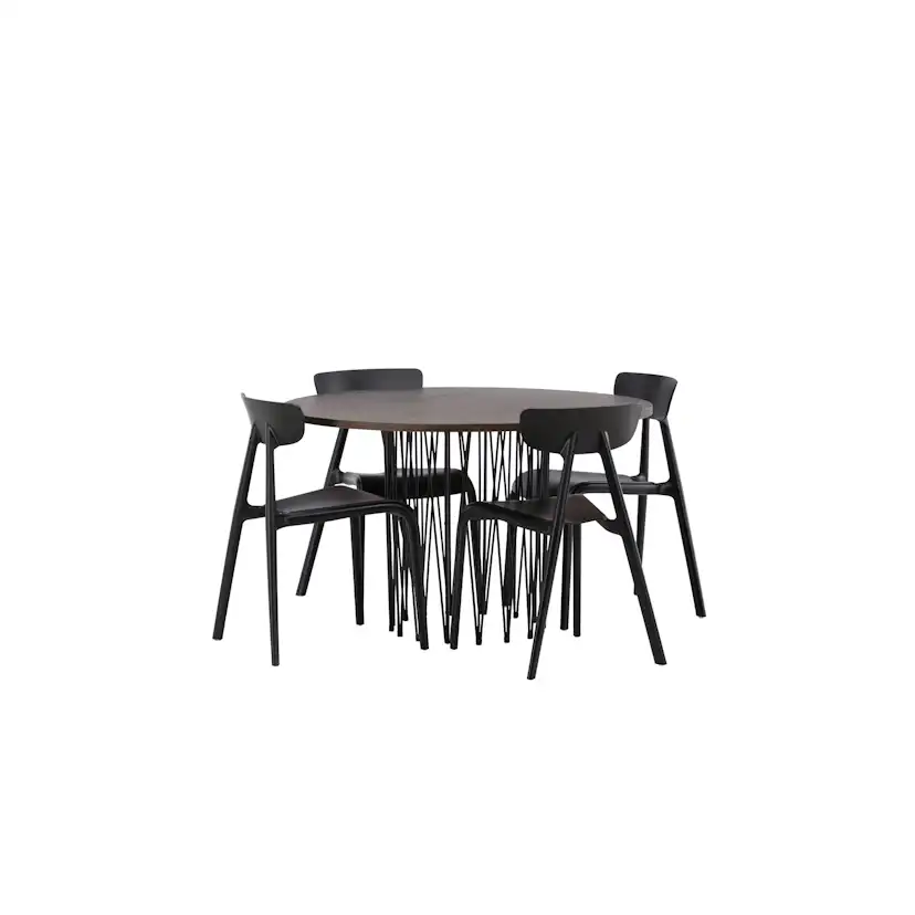 Matgrupp furniture/fashion Stone med 4 Ursholmen Stolar