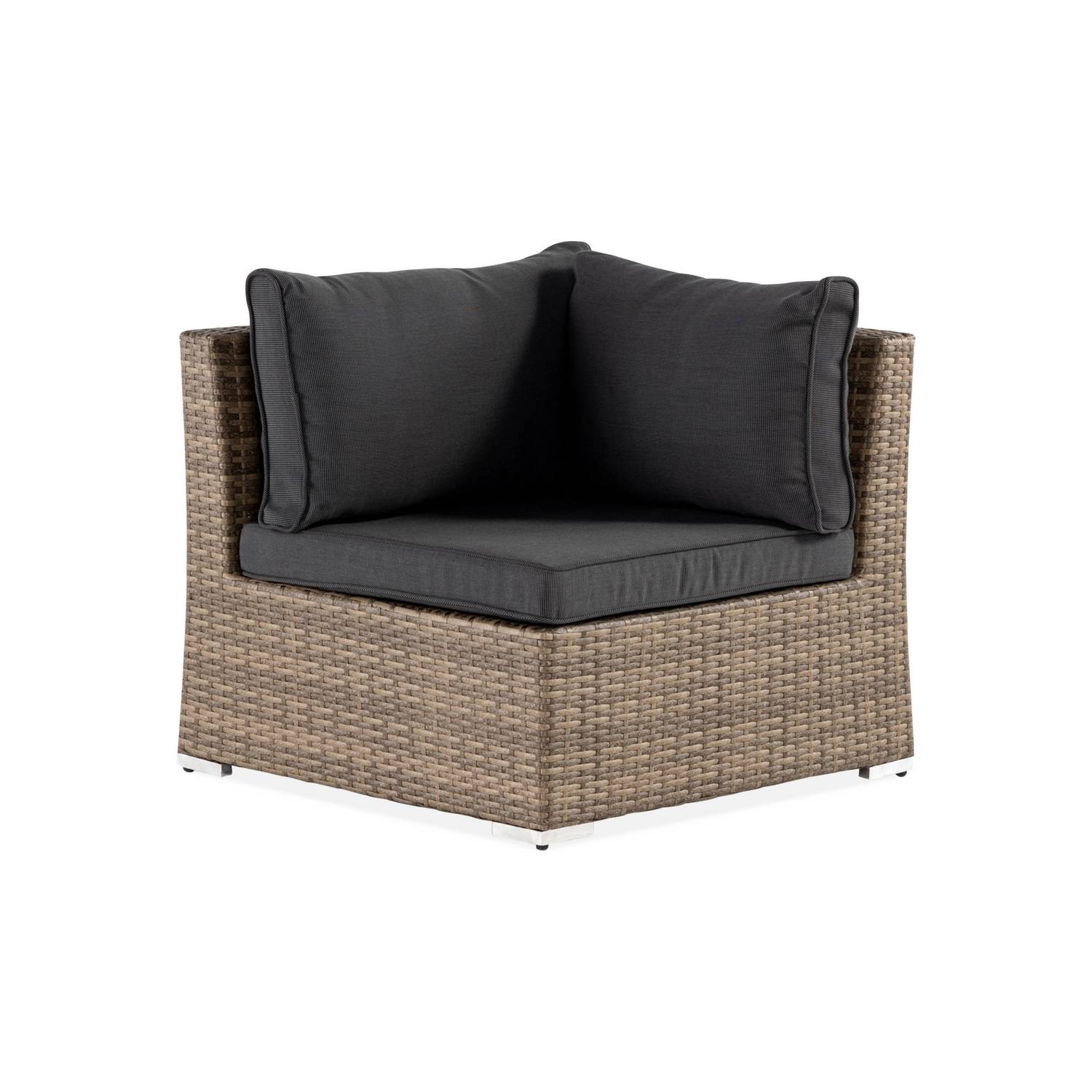 Hörnmodul Comfort Garden Wisconsin Premium Utomhus i Konstrotting