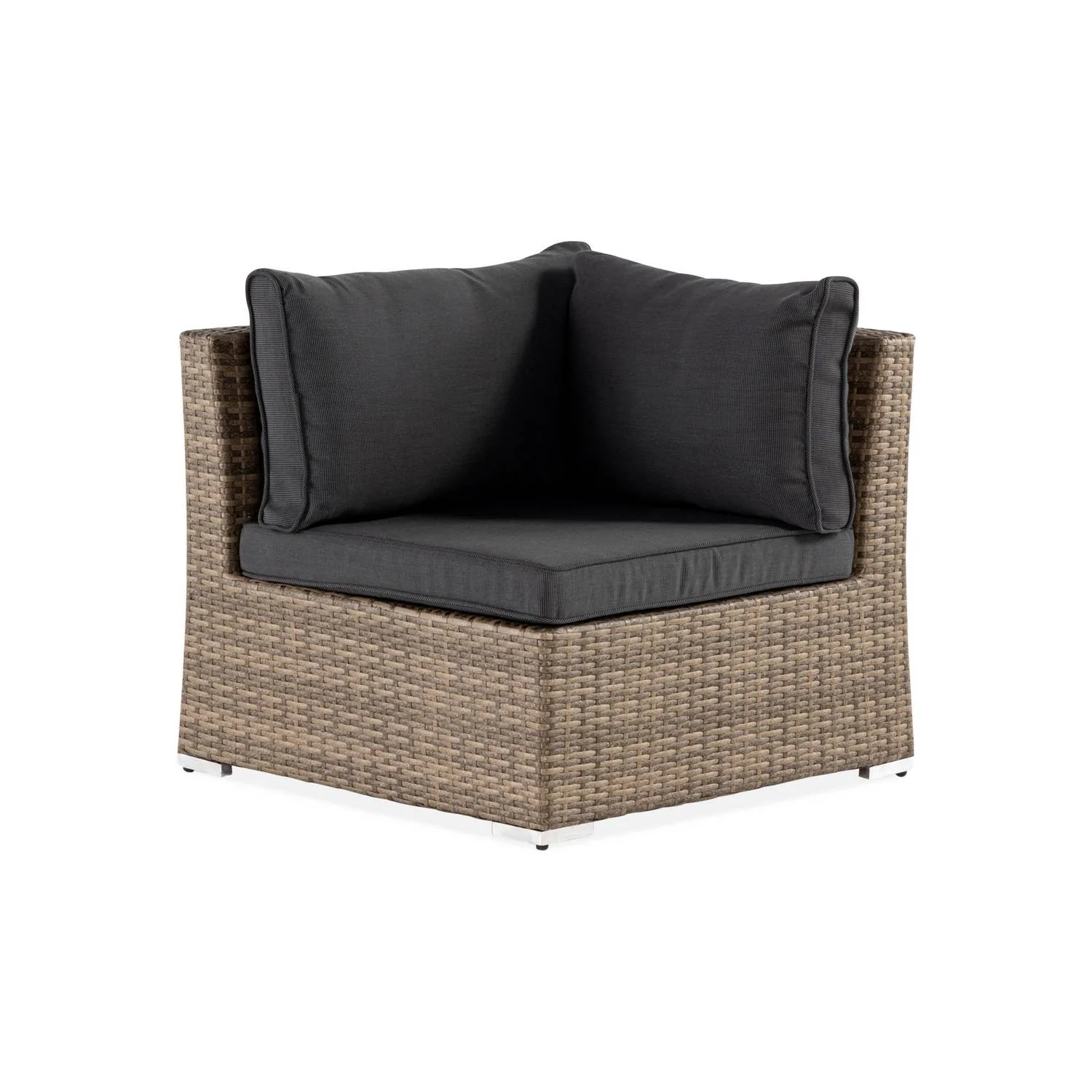 Hörnmodul Comfort Garden Wisconsin Premium Utomhus i Konstrotting