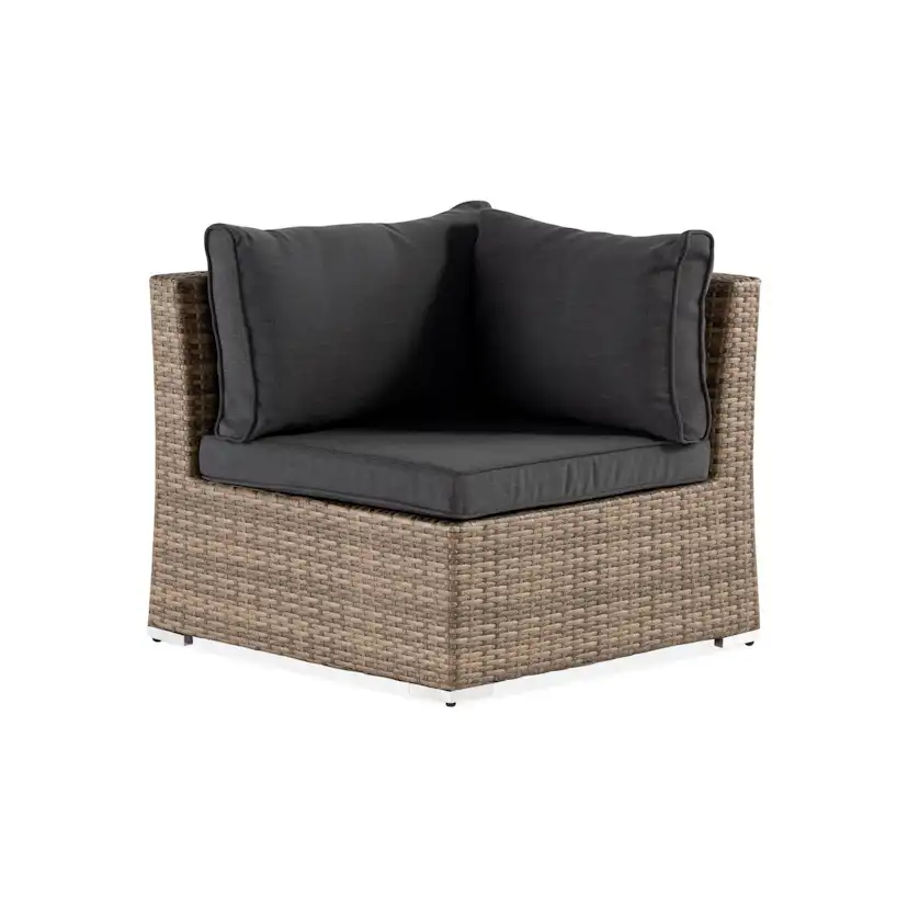 Hörnmodul Comfort Garden Wisconsin Premium Utomhus i Konstrotting