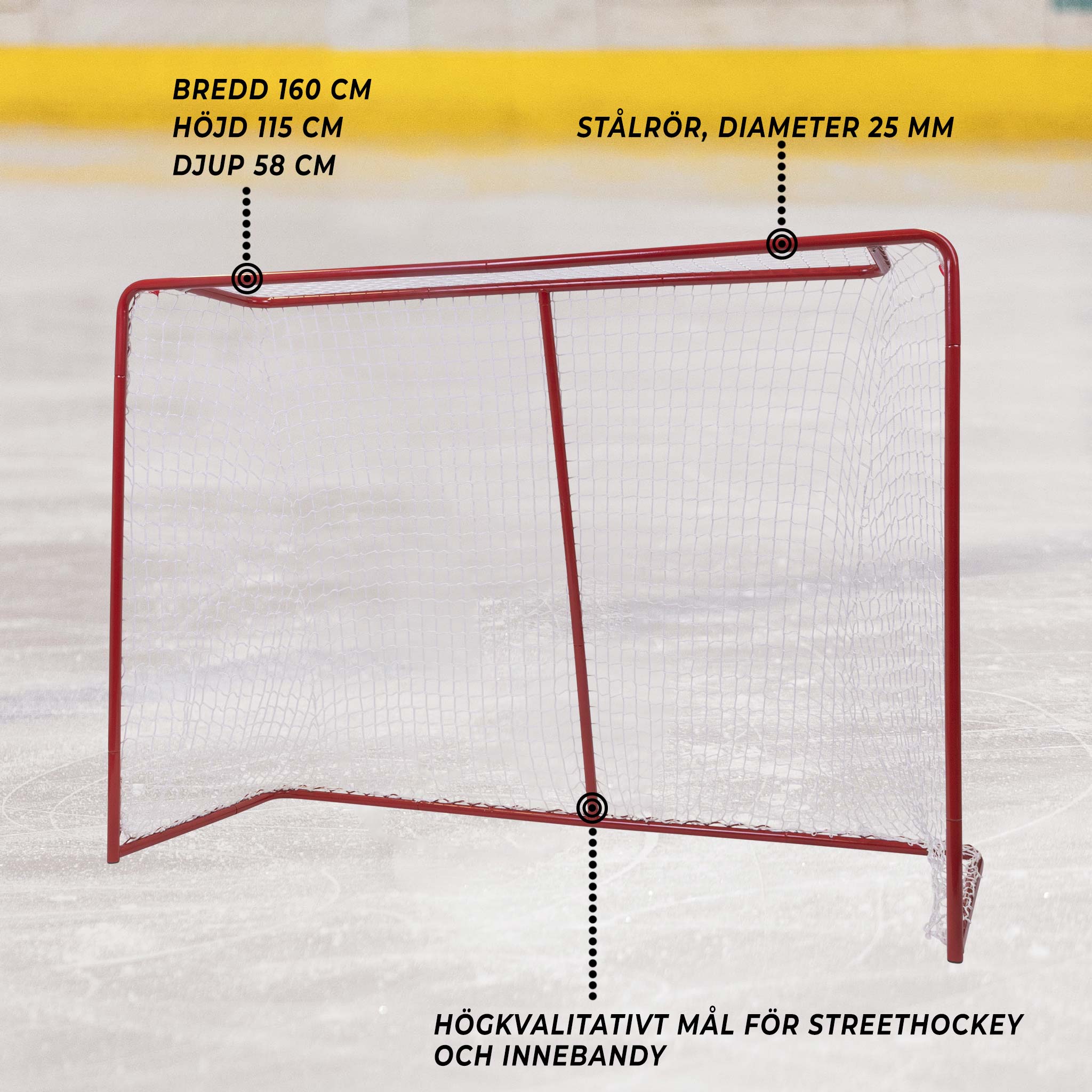 Sportutrustning ProSport Street Hockey/Innebandymål 2-pack