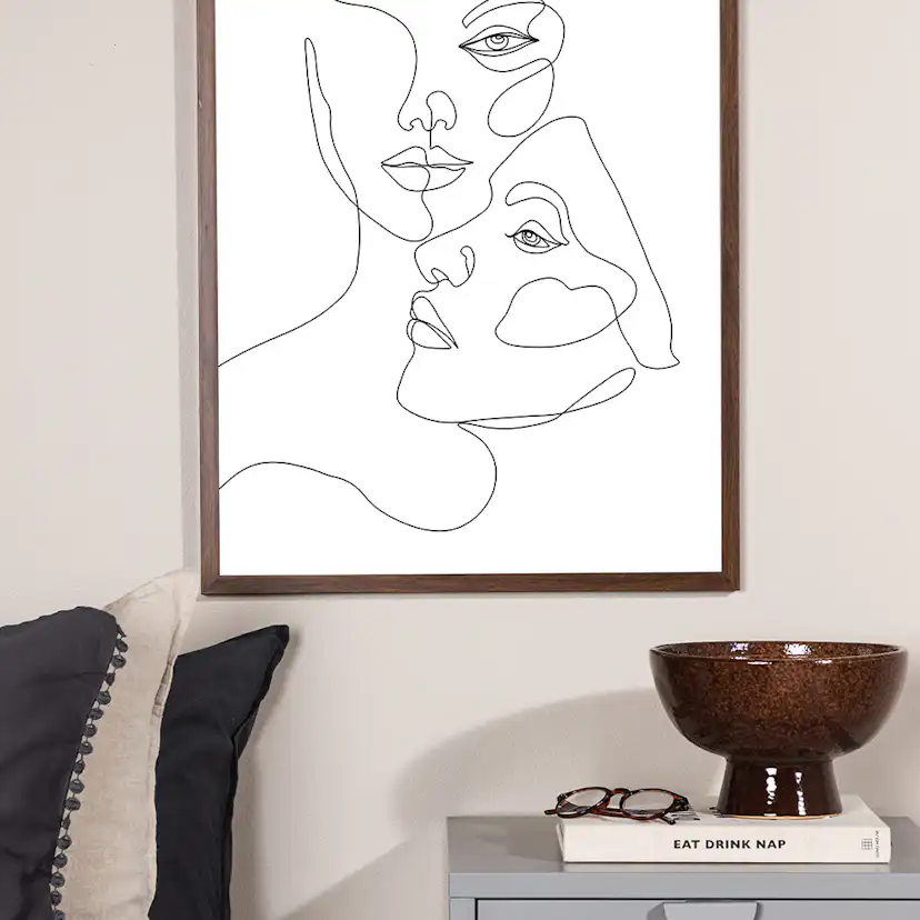 Poster - Faces - 21x30 21x30 cm
