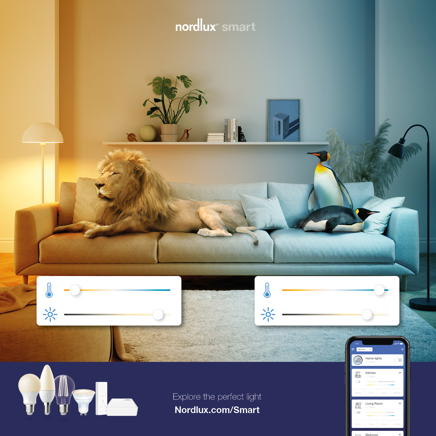 Ljuskälla Nordlux Smart Startkit