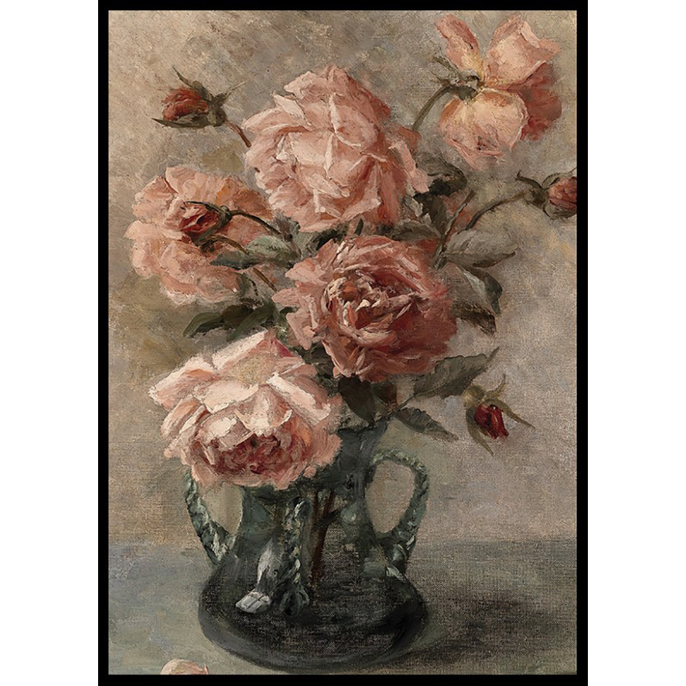 Poster Gallerix Rosen In Vase By Elise Nees Von Esenbeck