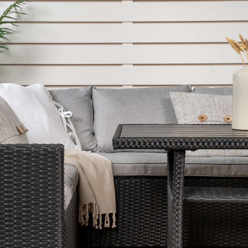 Brentwood Corner sofa - Black/Grey Svart/Grå