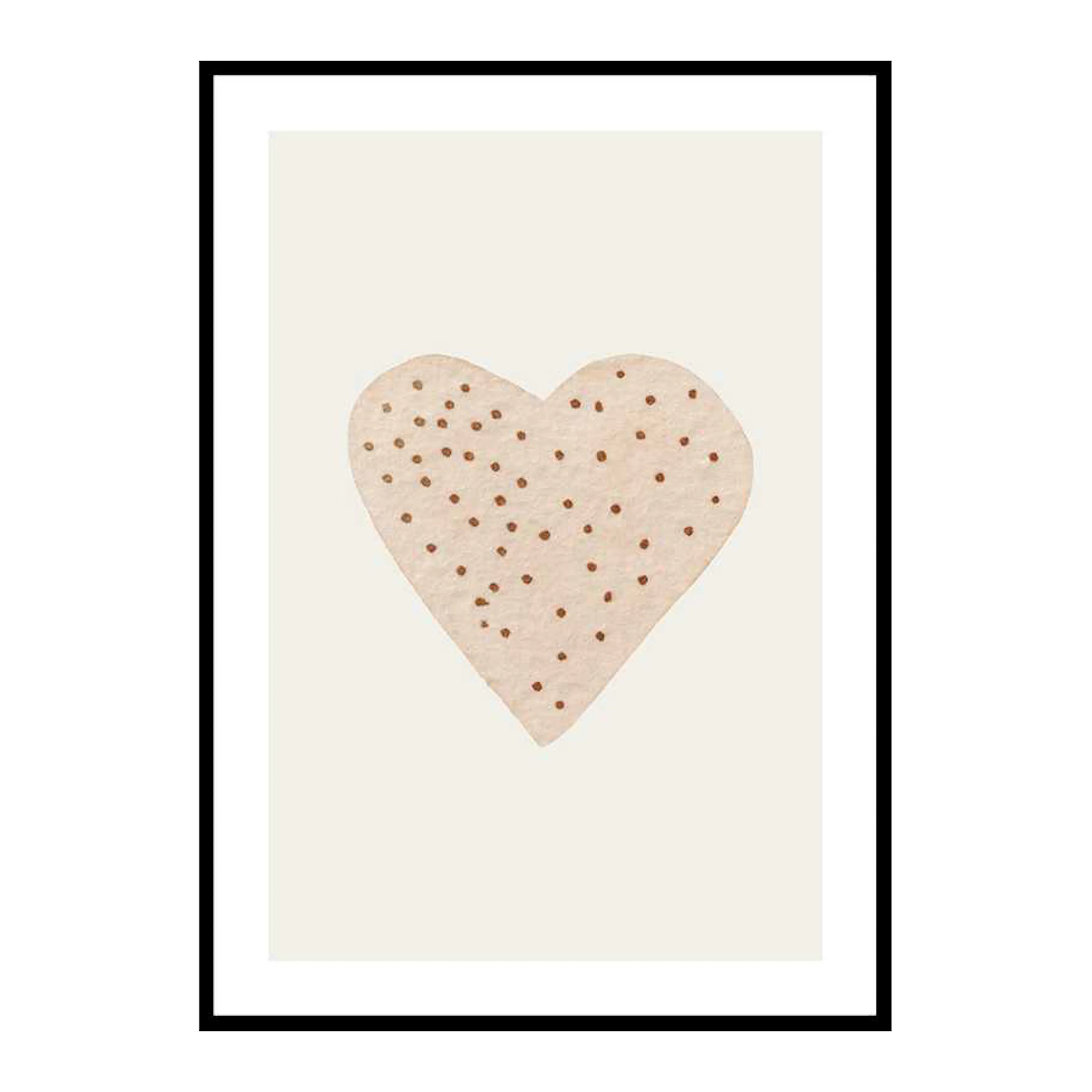 Dotted Heart 50x70 cm