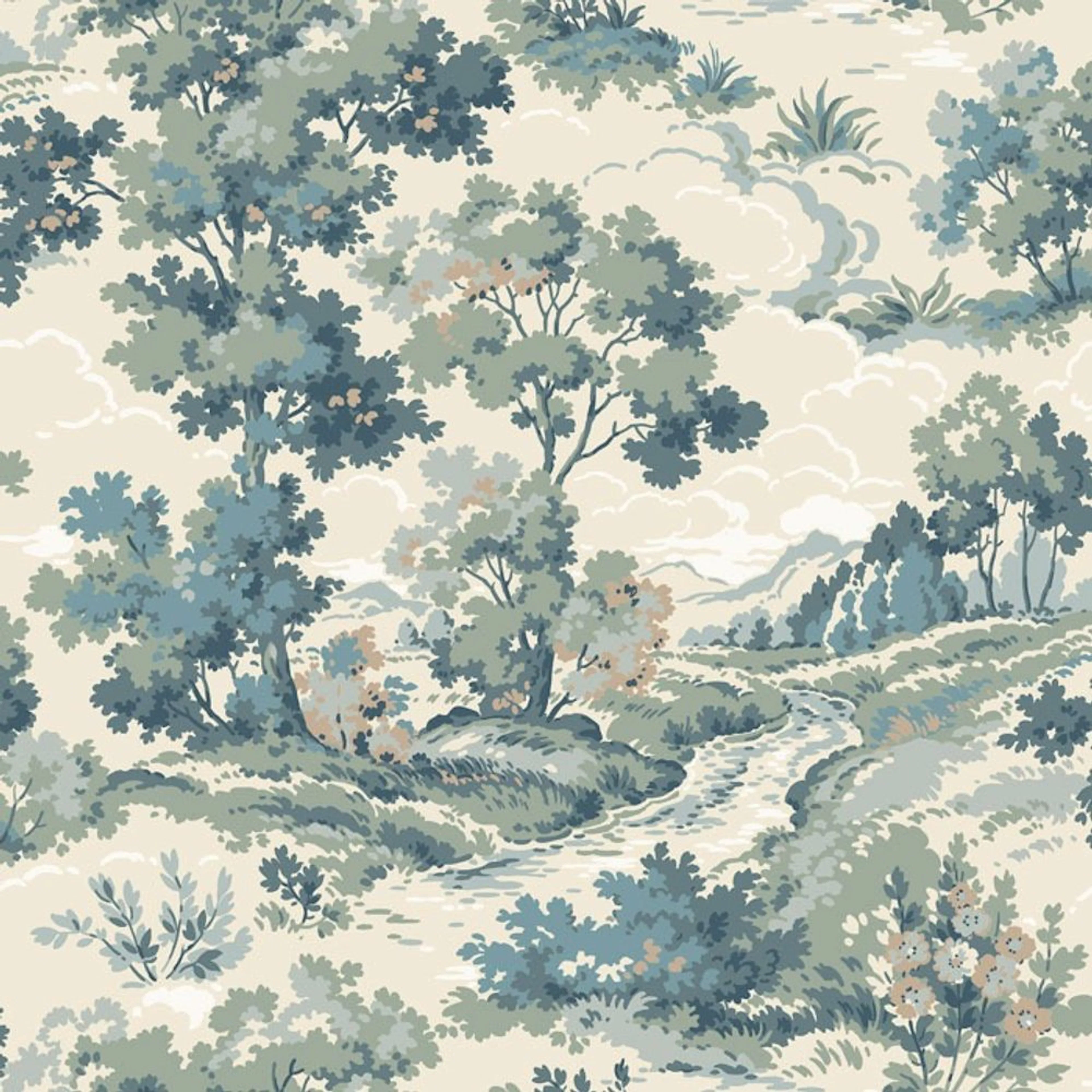 Mönstrade Tapeter Duro Boulognerskogen Classic Paper Historiska Motiv