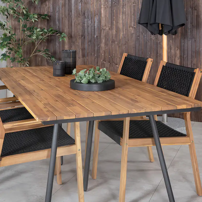 Matgrupp Venture Home Chane med 4 Jimbo Matstolar
