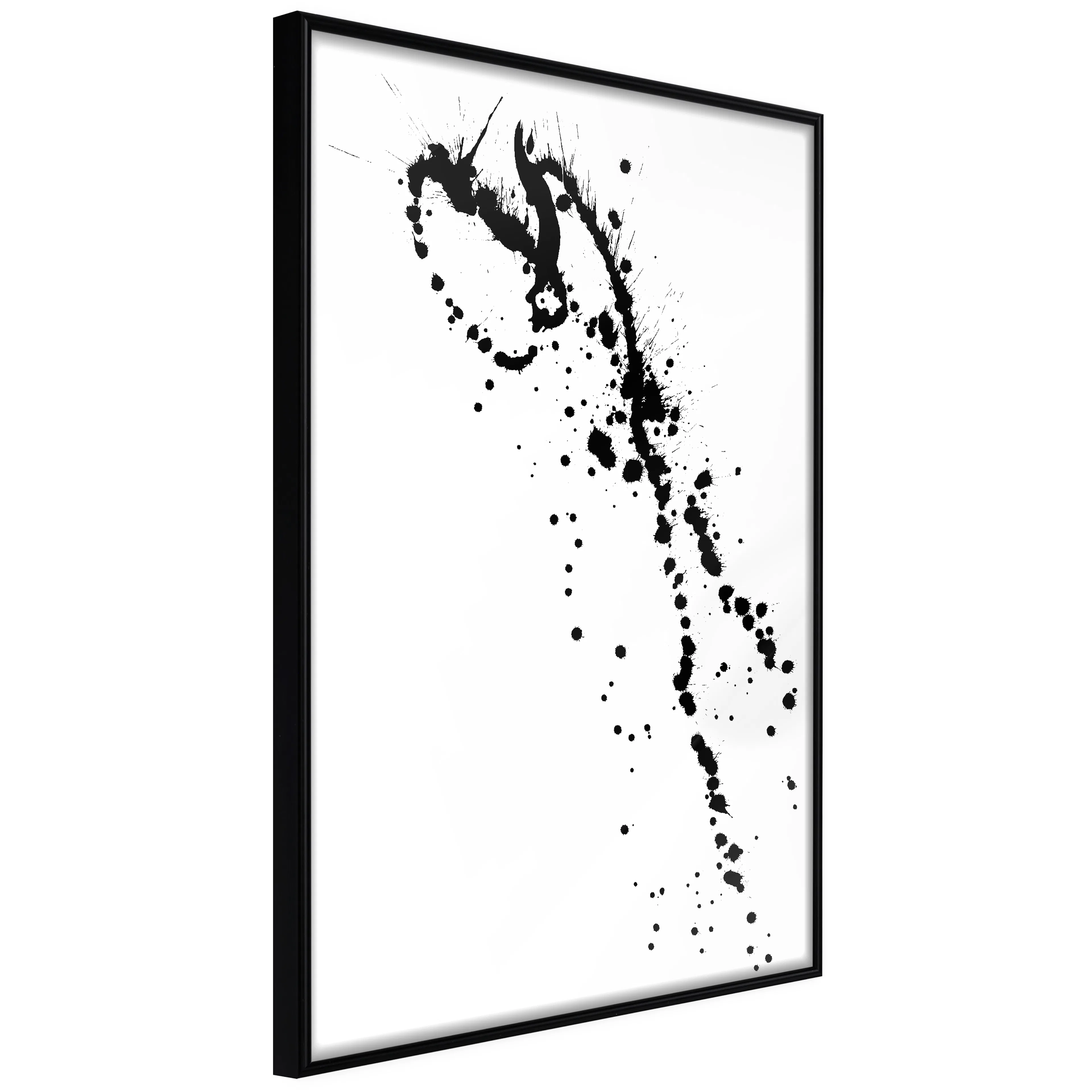Affisch - Black Splash [Poster] 40x60 Svart ram, 40x60 cm